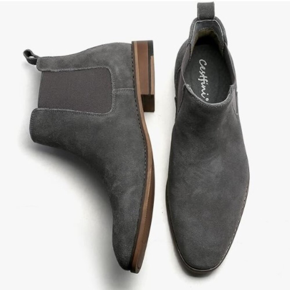 Men's Classic Elastic Chelsey Boots- Cestfini
